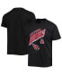 Фото #2 товара Men's Black Arizona Cardinals Slant T-shirt