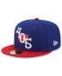 Фото #4 товара Men's Blue Oklahoma City Dodgers Authentic Collection Alternate Logo 59FIFTY Fitted Hat