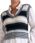 ფოტო #3 პროდუქტის Women's Layered-Look Vest Shirt