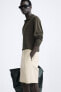Фото #11 товара Текстурированные шорты ZARA