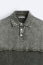 Knit polo shirt with matching denim