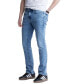 Фото #2 товара Men's Ash Slim-Fit Light Blue Jeans in Sanded Wash