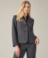 ფოტო #4 პროდუქტის Women's Two-Button Pinstripe Blazer