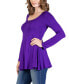 Фото #4 товара Women's Long Sleeve Swing Style Flare Tunic Top