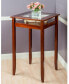 Фото #3 товара Halo Pub Table with Glass Inset and Shelf