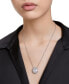 Фото #5 товара Swarovski mesmera Silver-Tone Crystal Pendant Slider Necklace, 29-1/2"