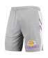 Фото #3 товара Men's Gray Los Angeles Lakers Stature Shorts