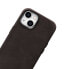 Фото #8 товара Чехол для iPhone 14 Plus ICARER из натуральной кожи Oil Wax Premium Leather Case дарк-браун