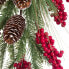 Фото #4 товара Дверная вешалка Рождество Красный Зеленый Натуральный Пластик Ананасы 42 cm