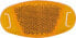 Odblask na koło na zatrzask pomarańczowy owalny (22258)