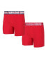 Men's Tampa Bay Buccaneers Gauge Knit Boxer Brief Two-Pack Красный, L - фото #1