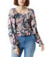 Women's Misha Printed Smocked Ruffle Top