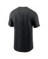 Фото #2 товара Men's Black Cincinnati Bengals Sideline Performance T-Shirt