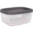 LAV 405Cc Rectangular Lunch Box With Glass Cube Lid