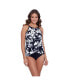 Фото #1 товара Women's ShapeSolver High Neck Tankini Swimsuit Top