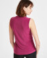 ფოტო #2 პროდუქტის Women's Knot-Neck Pull-On Sleeveless Top