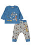 Костюм Tom and Jerry Bebek Set 6-18 Ay Açık Indigo