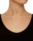 ფოტო #2 პროდუქტის Opal (1/2 ct. t.w.) and Diamond Accent Pendant Necklace in 14K White Gold or 14K Gold