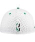 Фото #2 товара Men's White/Kelly Green Boston Celtics Throwback 2Tone 59FIFTY Fitted Hat