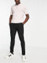 Фото #4 товара Topman smart super skinny trousers in black