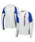 Фото #1 товара Men's White Florida Gators Basketball Shooting Raglan Long Sleeve T-shirt