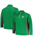 Фото #1 товара Men's Green Oregon Ducks Big and Tall Quarter-Zip Raglan Sleeve Pullover Jacket