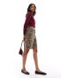 Фото #3 товара ASOS DESIGN neat fit cardigan in burgundy