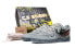 Фото #1 товара 【定制球鞋】 Nike Air Force 1 Low LE 美式涂鸦 手绘泼墨浸染 特殊鞋盒 低帮 板鞋 GS 灰黑红 / Кроссовки Nike Air Force DH2920-111