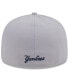 Фото #3 товара Men's Navy/Gray New York Yankees Gameday Sideswipe 59Fifty Fitted Hat