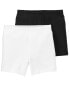 Фото #1 товара Kid 2-Pack Bike Shorts 6-6X