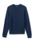 Фото #2 товара Men's School Uniform Cotton Modal V-neck Sweater