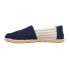 Фото #3 товара TOMS Alpargata Rope Slip On Womens Blue Flats Casual 10016268T