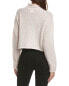 Nation Ltd Galen Roll Neck Cropped Alpaca & Wool-Blend Sweater Women's White Xl