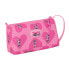 School Case with Accessories Minnie Mouse Loving Pink 20 x 11 x 8.5 cm (32 Pieces)