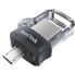 Фото #1 товара SanDisk Ultra Dual m3.0 - 16 GB - USB Type-A / Micro-USB - 3.2 Gen 1 (3.1 Gen 1) - Slide - 5.2 g - Black - Silver - Transparent