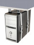 Bakker CPU Holder Fix - Desk-mounted CPU holder - 350 mm - 152 mm - 87 mm - 1.6 kg