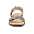 Фото #3 товара Trotters Romi T2118-033 Womens Gray Leather Strap Slingback Sandals Shoes