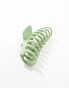 ASOS DESIGN XL hair claw clip in sage