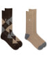 Men's Argyle Slack Socks, 2-Pack