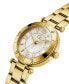 ფოტო #4 პროდუქტის Gc Muse Women's Swiss Gold-Tone Stainless Steel Bracelet Watch 34mm