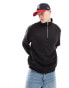 Фото #1 товара DTT half zip sweatshirt in black