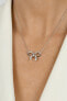 Фото #4 товара Charming silver necklace Bow NCL55W