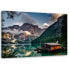 Фото #1 товара Wandbild Hütte am Gebirgssee Dolomiten