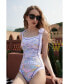 ფოტო #8 პროდუქტის Women's Jungle Puzzle Reversible One-Piece Swimsuit