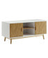 Фото #1 товара 47.25" Oslo TV Stand with Storage Cabinets and Shelves