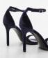 Фото #5 товара Women's Velvet Heel Sandals