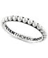 Фото #1 товара Кольцо Peter Thomas Roth Beaded Stacking Band in Sterling Silver.