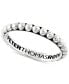 ფოტო #1 პროდუქტის Peter Thomas Beaded Stacking Band in Sterling Silver