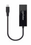 Фото #7 товара Manhattan USB-C to 2.5GBASE-T Gigabit (10/100/1000 Mbps & 2.5 Gbps) RJ45 Network Adapter - Multi-Gigabit Ethernet - Black - Box - Wired - USB Type-C - Ethernet - Black