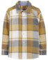 Kid Plaid Cotton Long-Sleeve Button-Down Shirt - Plaid 7